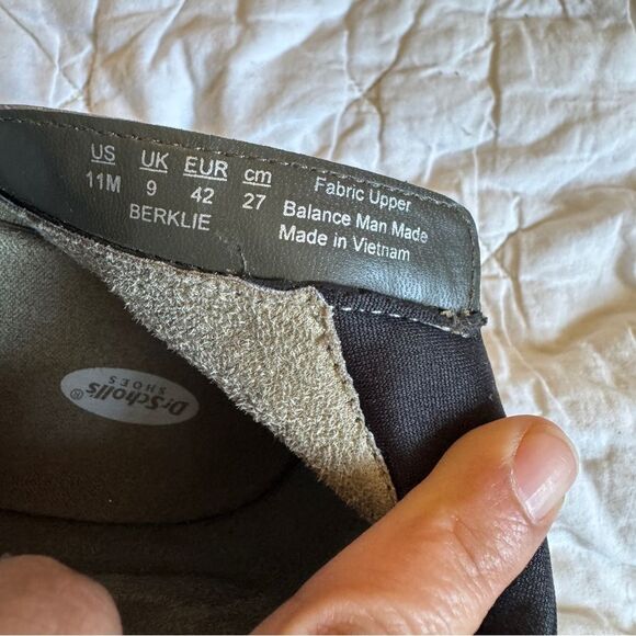 Dr. Scholl's Womens Size 11 Berklie Suede Ankle Wedge Zipper Boot in Olive Color - Picture 8 of 8